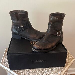 Frye Veronica Bootie Women’s Distressed Leather Boots